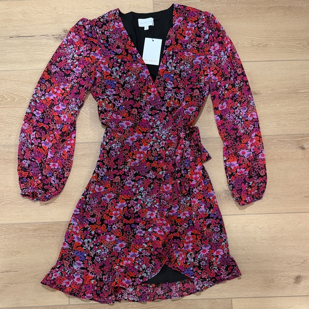NWT Sugarlips Floral Wrap Dress